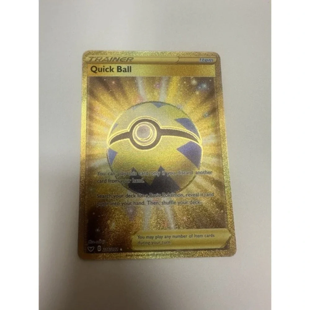 Quick Ball 216/202 NM Pokemon‎ Card TCG Gold Near mint See pics